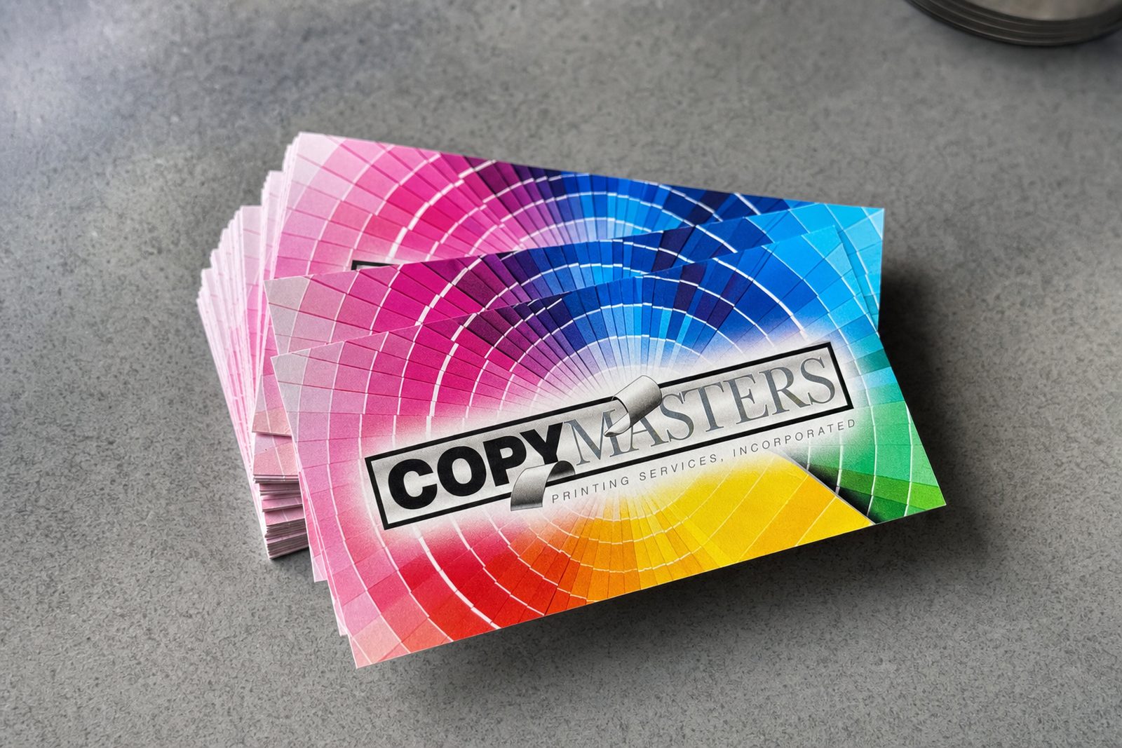 Business cards printed at CopyMasters in Hickory, NC